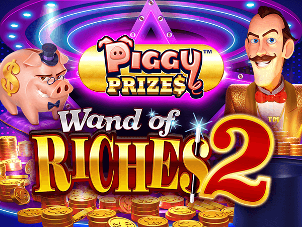 Piggy Prizes Wand of Riches 2 Logo