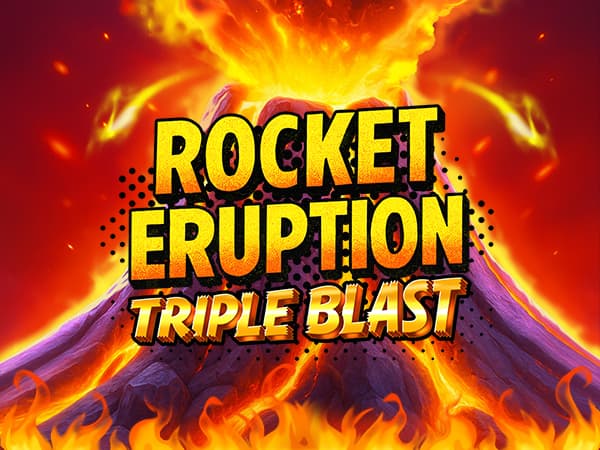 Rocket Eruption Triple Blast Logo